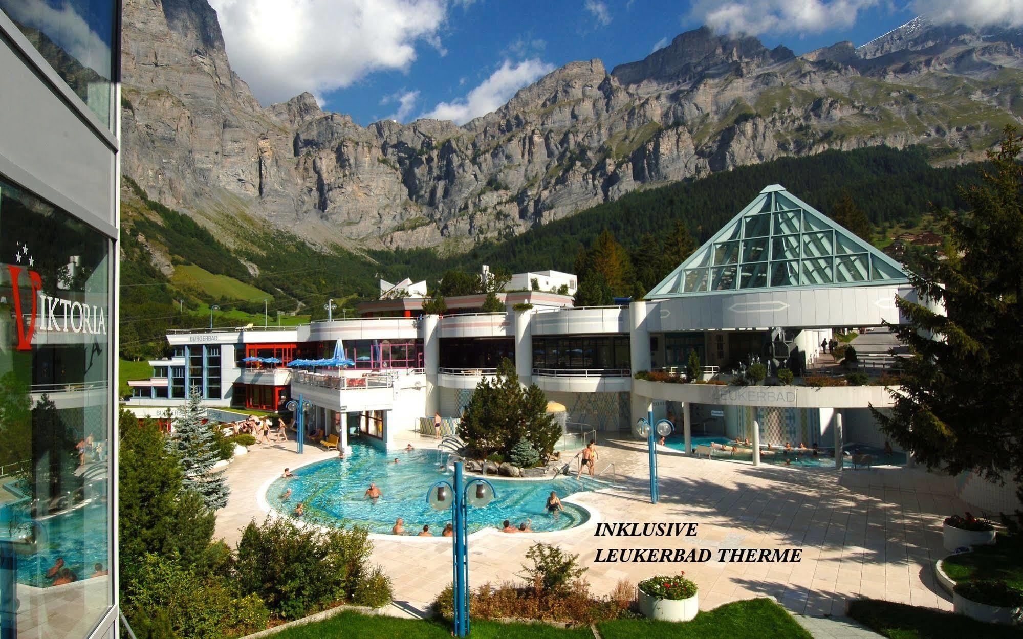 Hotel Viktoria-Leukerbad-Therme Екстериор снимка